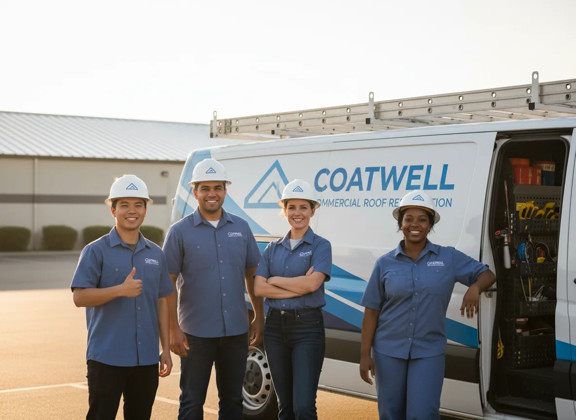 Commercial roof coating company in Woolrich, PA